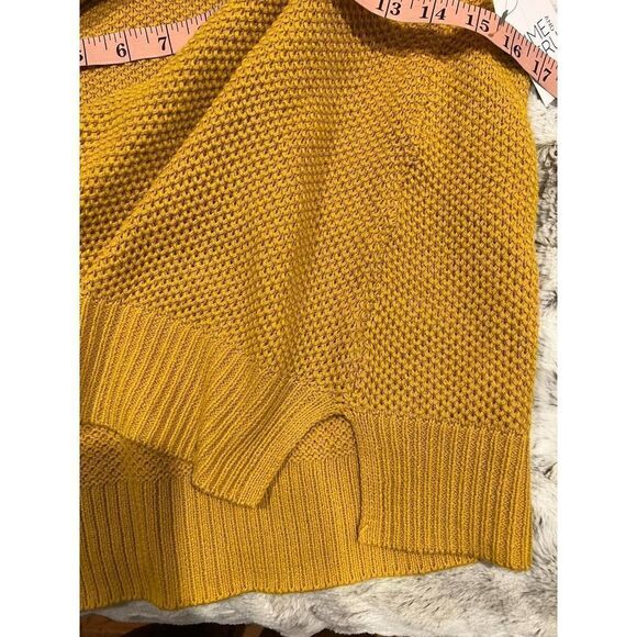 Time and tru Mustard yellow knit top size Small NWT - Picture 5 of 8